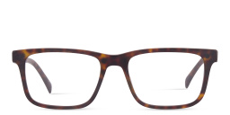 EYE'M Clip-On Rectangle Eyeglasses in Havana – Product Photo 3