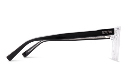 EYE'M Square Eyeglasses in Clear – Product Photo 4