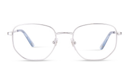 Shop EYE'M Kids Irregular Eyeglasses in Silver online.