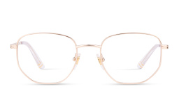 Shop EYE'M Kids Irregular Eyeglasses in Gold online.