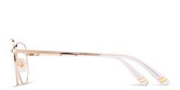 Shop EYE'M Kids Irregular Eyeglasses in Gold online.
