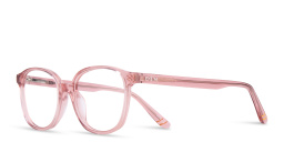 EYE'M Kids Square Eyeglasses in Pink – Product Photo 2