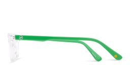Shop EYE'M Kids Rectangle Eyeglasses in Clear online.