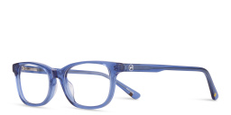 EYE'M Kids Rectangle Eyeglasses in Blue – Product Photo 2