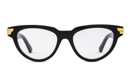 BOTTEGA VENETA Cat-Eye Eyeglasses in Black – Product Photo 1