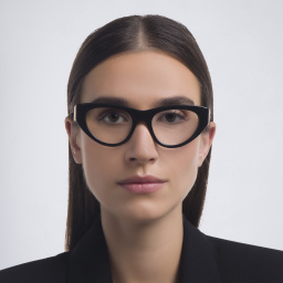 BOTTEGA VENETA Cat-Eye Eyeglasses in Black – Product Photo 5