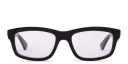 BOTTEGA VENETA Rectangle Eyeglasses in Black – Product Photo 1