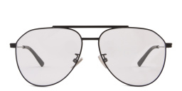 Unisex Wide Aviator Eyeglasses من بوتيغا فينيتا بلون أسود - صورة المنتج 1