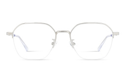 تسوق نظارات طبية بنصف إطار غير منتظم بوتيغا فينيتا بلون فضي أونلاين.