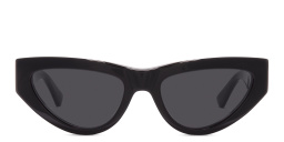 Shop BOTTEGA VENETA Cat-Eye Sunglasses in Black online.