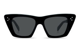 Shop CELINE 3 Dots Cat-Eye Sunglasses in Black online.