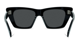 Shop CELINE 3 Dots Cat-Eye Sunglasses in Black online.