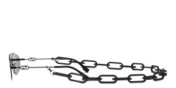 Shop FENDI O'Lock Pilot Sunglasses with Removable Chain in Black online.