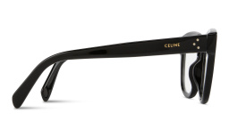 Shop CELINE CELINE 3 Dots Geometric Eyeglasses in Black online.