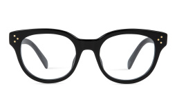 CELINE 3 Dots Square Eyeglasses in Black – Product Photo 1