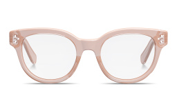 CELINE 3 Dots Square Eyeglasses in Transparent Pink – Product Photo 1