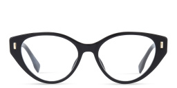 Shop FENDI Fendi First Cat-Eye Eyeglasses in Black online.