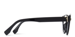 Shop FENDI Fendi First Cat-Eye Eyeglasses in Black online.