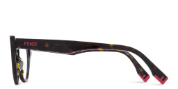 Shop FENDI Way Cat-Eye Eyeglasses in Havana online.