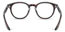 GIORGIO ARMANI Panthos Eyeglasses in Striped Brown – Product Photo 4