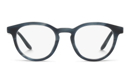 GIORGIO ARMANI Panthos Eyeglasses in Striped Blue – Product Photo 1