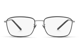 GIORGIO ARMANI Rectangle Eyeglasses in Matte Gunmetal/Black – Product Photo 1