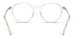 Shop BURBERRY Panthos Eyeglasses in Transparent online.
