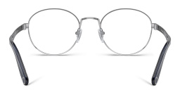 Shop BVLGARI Round Eyeglasses in Gunmetal online.