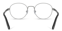 BVLGARI Round Eyeglasses in Matte Gunmetal – Product Photo 4