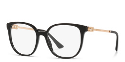 Shop BVLGARI Cat-Eye Eyeglasses in Black online.