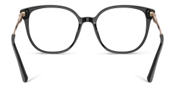 Shop BVLGARI Cat-Eye Eyeglasses in Black online.