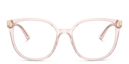 Cat-Eye Eyeglasses من بولغري بلون وردي شفاف - صورة المنتج 1