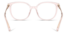 Shop BVLGARI Cat-Eye Eyeglasses in Transparent Pink online.