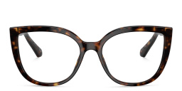 BVLGARI Cat-Eye Eyeglasses in Havana – Product Photo 1