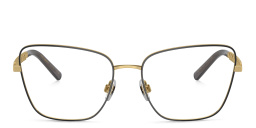 Dolce & Gabbana Butterfly Eyeglasses in Gold/Matte Black – Product Photo 1