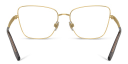 Dolce & Gabbana Butterfly Eyeglasses in Gold/Matte Black – Product Photo 4