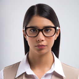 Dolce & Gabbana Cat-Eye Eyeglasses in Havana /Transparent Brown – Product Photo 5