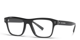 Dolce & Gabbana Square Eyeglasses in Black – Product Photo 2
