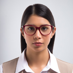 نظارات طبية بترفلاى من دولتشي آند غابانا بلون عنابي - صورة المنتج 5