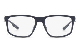 Wide Square Eyeglasses من امبوريو أرماني بلون أزرق مطفي - صورة المنتج 1