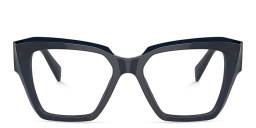 Square Eyeglasses من برادا بلون أزرق شفاف - صورة المنتج 1