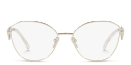 PRADA Irregular Eyeglasses in Pale Gold – Product Photo 1