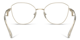 PRADA Irregular Eyeglasses in Pale Gold – Product Photo 4