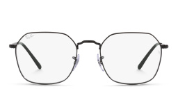 Shop Ray-Ban Jim Unisex Irregular Eyeglasses in Black online.