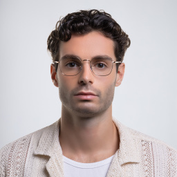 Shop Ray-Ban Jim Unisex Irregular Eyeglasses in Rose Gold online.