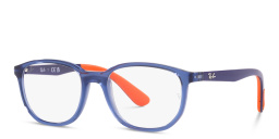 Shop Ray-Ban Junior Kids Pillow Eyeglasses in Blue online.