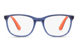 Shop Ray-Ban Junior Kids Pillow Eyeglasses in Blue online.