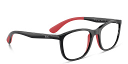Shop Ray-Ban Junior Kids Pillow Eyeglasses in Black online.