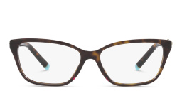TIFFANY Wide Rectangle Eyeglasses in Havana – Product Photo 1