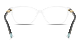 Shop TIFFANY Tiffany HardWear Wide Rectangle Eyeglasses in Clear online.